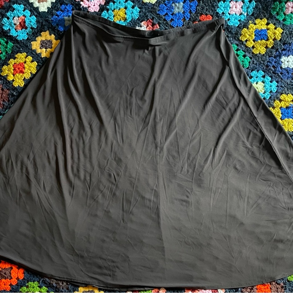 Elegant Black A-Line Women's Skirt